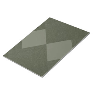 Diamond Grid Moss Green Notepad – Customisable