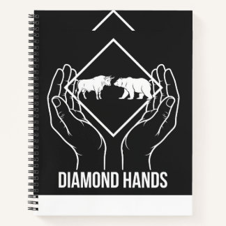 Diamond Hands — Hardcover Notebook