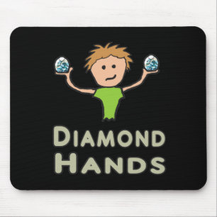 Diamond Hands Mouse Pad