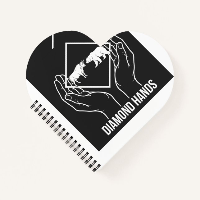 Diamond Hands — Spiral Notebook (Front)