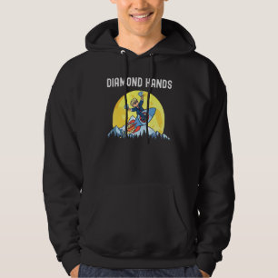 Diamond Hands Wallstreetbets Amc To The Moon Meme Hoodie