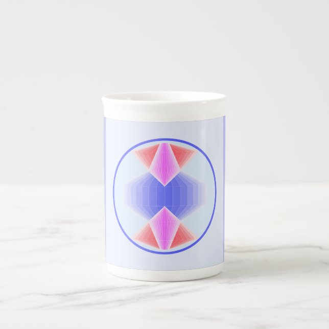 Diamond Happy Hat Coffee/ Tea bone china mug (Front)