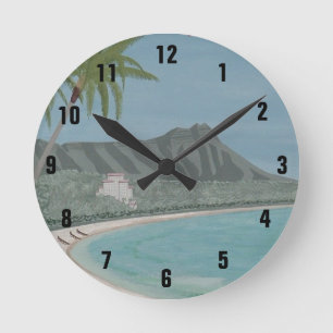 DIAMOND HEAD clock