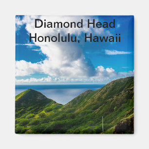 Diamond Head Crater Magnet