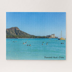 Diamond Head from Waikiki, O'ahu Jigsaw Puzzle