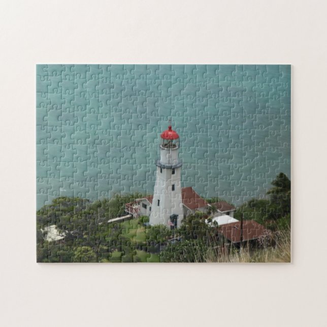 Diamond Head Lighthouse in Hawaii  Jigsaw Puzzle (Horizontal)