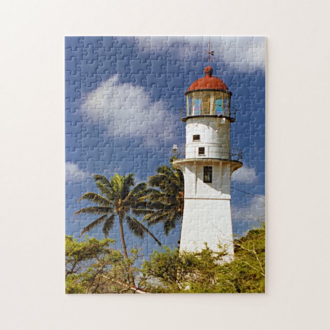 Diamond Head Lighthouse, O'ahu, Hawai'i Jigsaw Puzzle (Vertical)