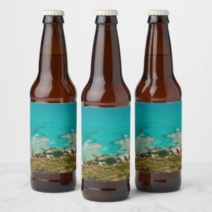 Diamond Head Viewpoint Beer Bottle Label