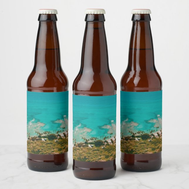 Diamond Head Viewpoint  Beer Bottle Label (Bottles)