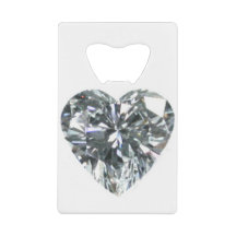 Diamond Heart Bottle Opener