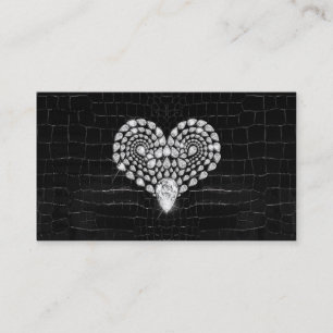 Diamond Heart Business Card