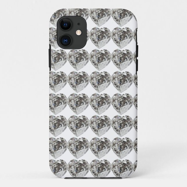 Diamond Heart Case-Mate iPhone Case (Back)