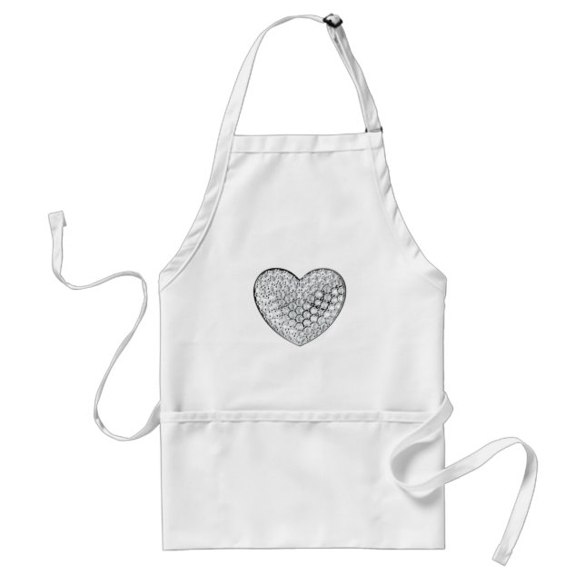 Diamond Heart Standard Apron (Front)
