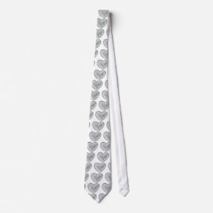 Diamond Heart Tie