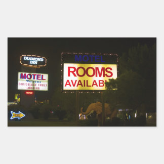 Diamond Inn Las Vegas Rectangular Sticker