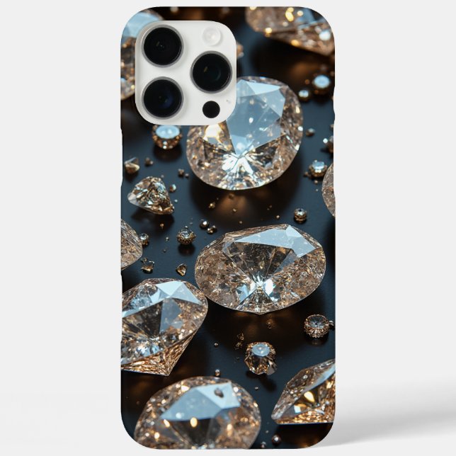 Diamond iPhone Case looks real diamond luxury (Back)