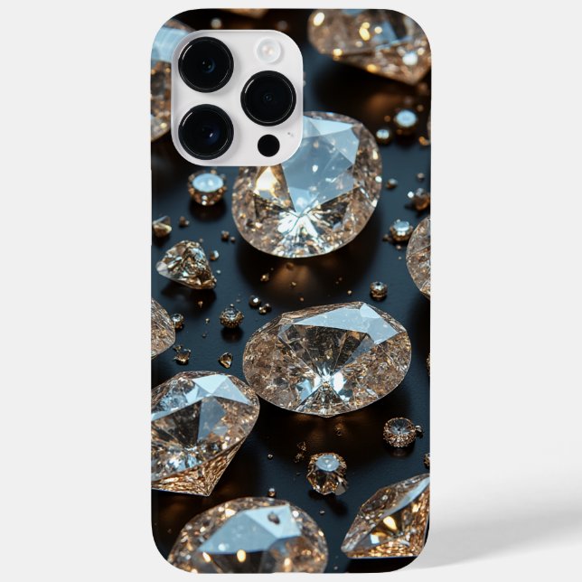 Diamond iPhone Case looks real diamond luxury (Back)