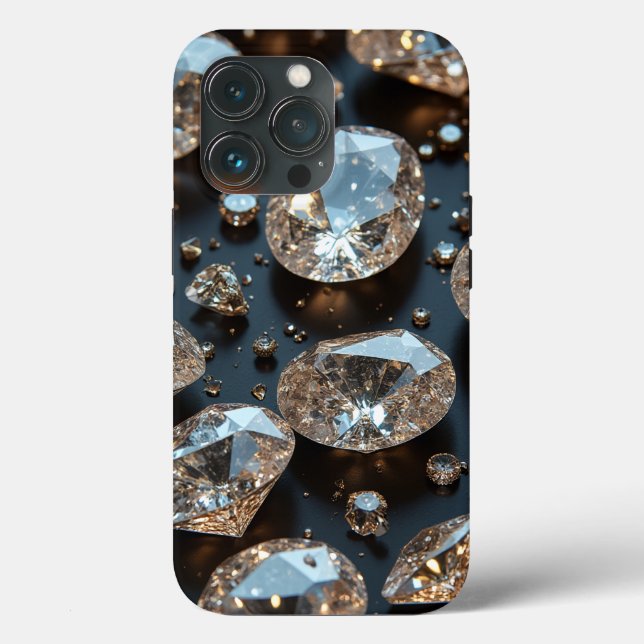 Diamond iPhone Case looks real diamond luxury (Back)
