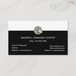 Diamond Jeweller Design Business Card