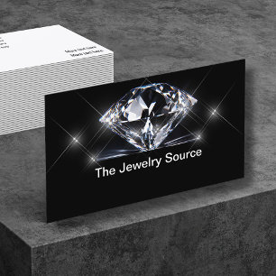 Diamond Jewellery Designer Glitzy Business Cards