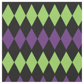 Diamond Joker on Black Fabric
