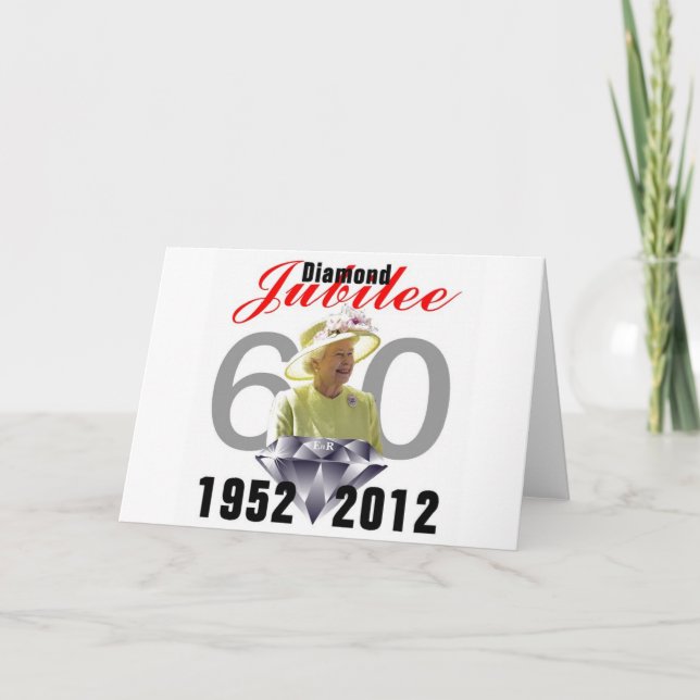 Diamond Jubilee 1952-2012 Card (Front)