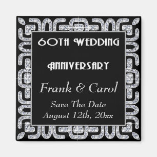 Diamond Jubilee 60th Wedding Anniversary Magnet