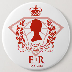 Diamond Jubilee Commemorative Button