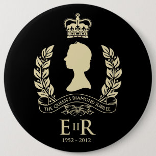 Diamond Jubilee Commemorative Button