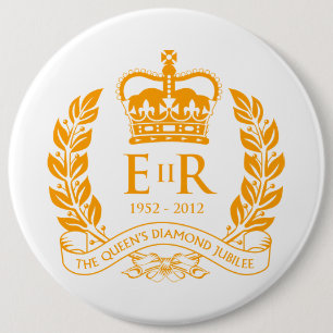 Diamond Jubilee Commemorative Button