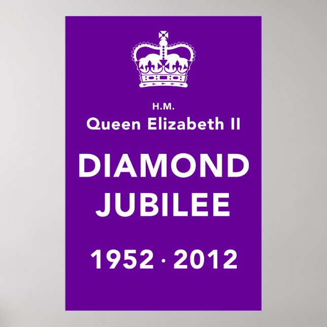 Diamond Jubilee Commemorative Poster (Front)