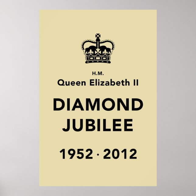 Diamond Jubilee Commemorative Poster [Calm] (Front)