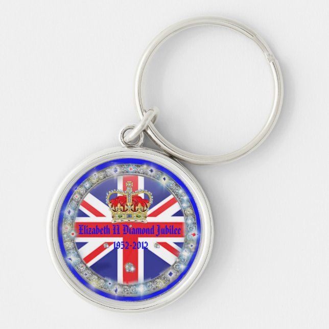 Diamond Jubilee Commemorative Souvenir Keyring (Front)