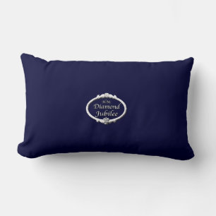 Diamond Jubilee-Queen Elizabeth Lumbar Cushion