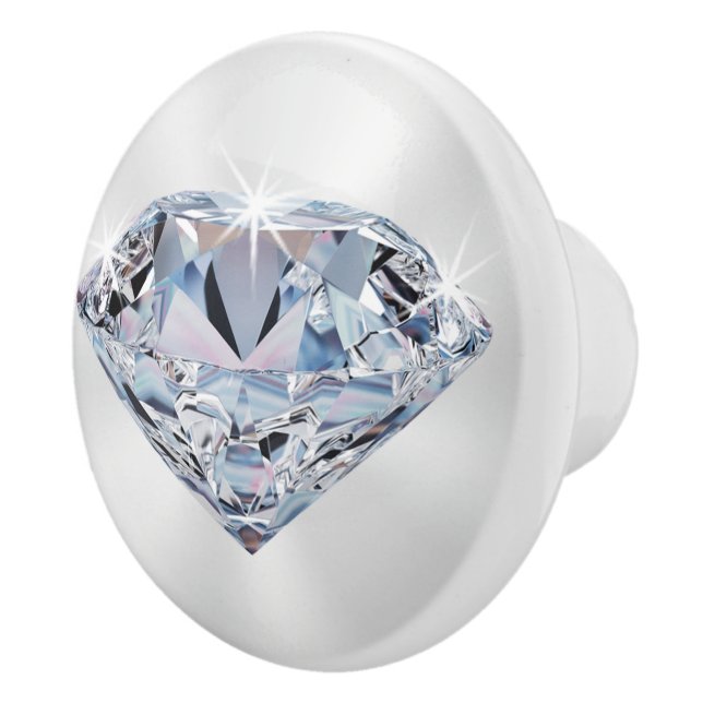 Diamond Knobs and Pulls for Cabinets, Dressers (Right)