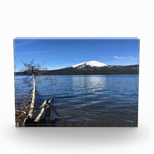 Diamond Lake, Oregon Photo Block (Front)