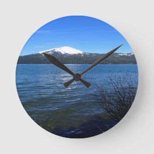 Diamond Lake Round Clock