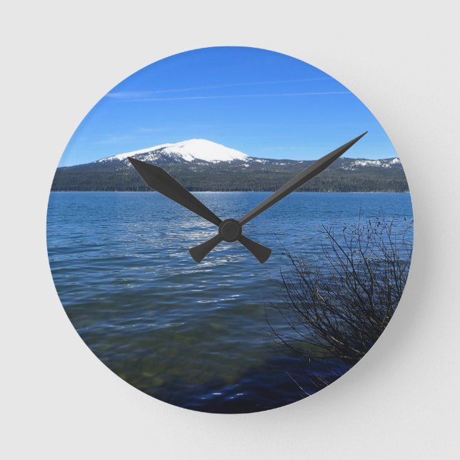 Diamond Lake Round Clock (Front)