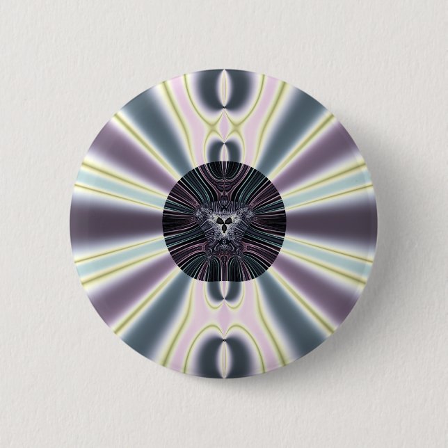 Diamond Lights 6 Cm Round Badge (Front)