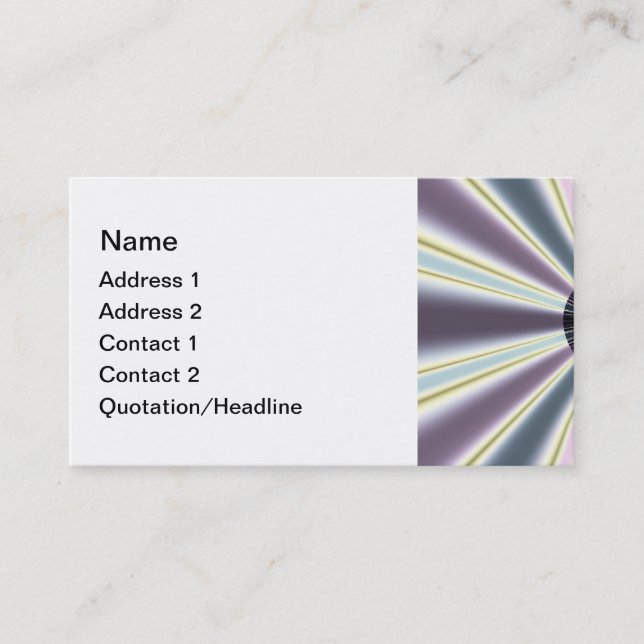 Diamond Lights Business Card (Front)