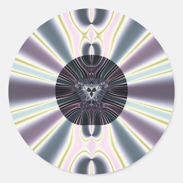 Diamond Lights Classic Round Sticker (Front)