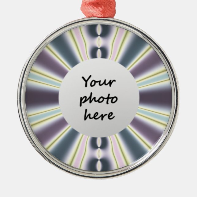 Diamond Lights Metal Ornament (Front)