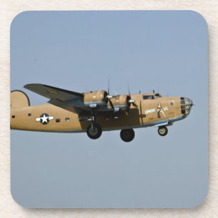 Diamond Lil B-24 Bomber, landing at Oshkosh, Coaster