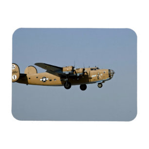 Diamond Lil B-24 Bomber, landing at Oshkosh, Magnet