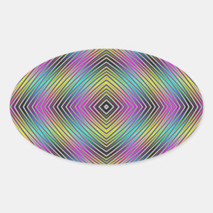 Diamond lines Sticker