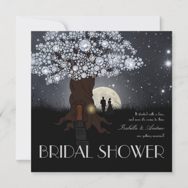 Diamond Love Tree Invitation (Front)