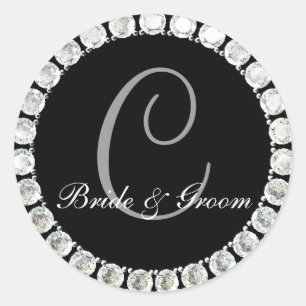 Diamond monogram C customisable seal
