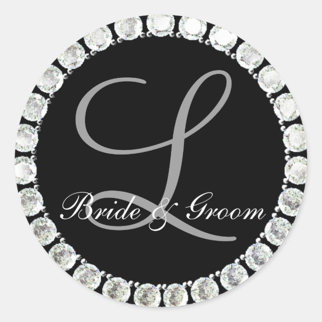 Diamond monogram L customisable seal (Front)