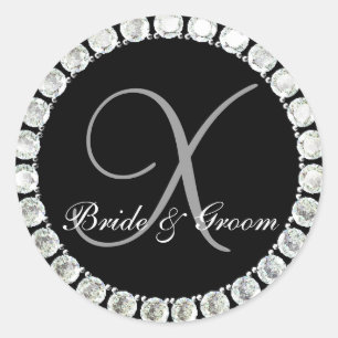 Diamond monogram X customisable seal