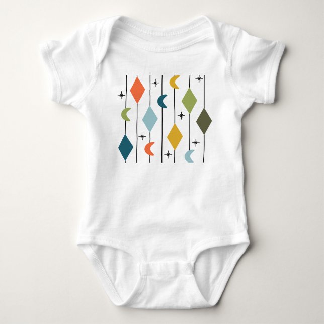 Diamond Moons  Baby Bodysuit (Front)